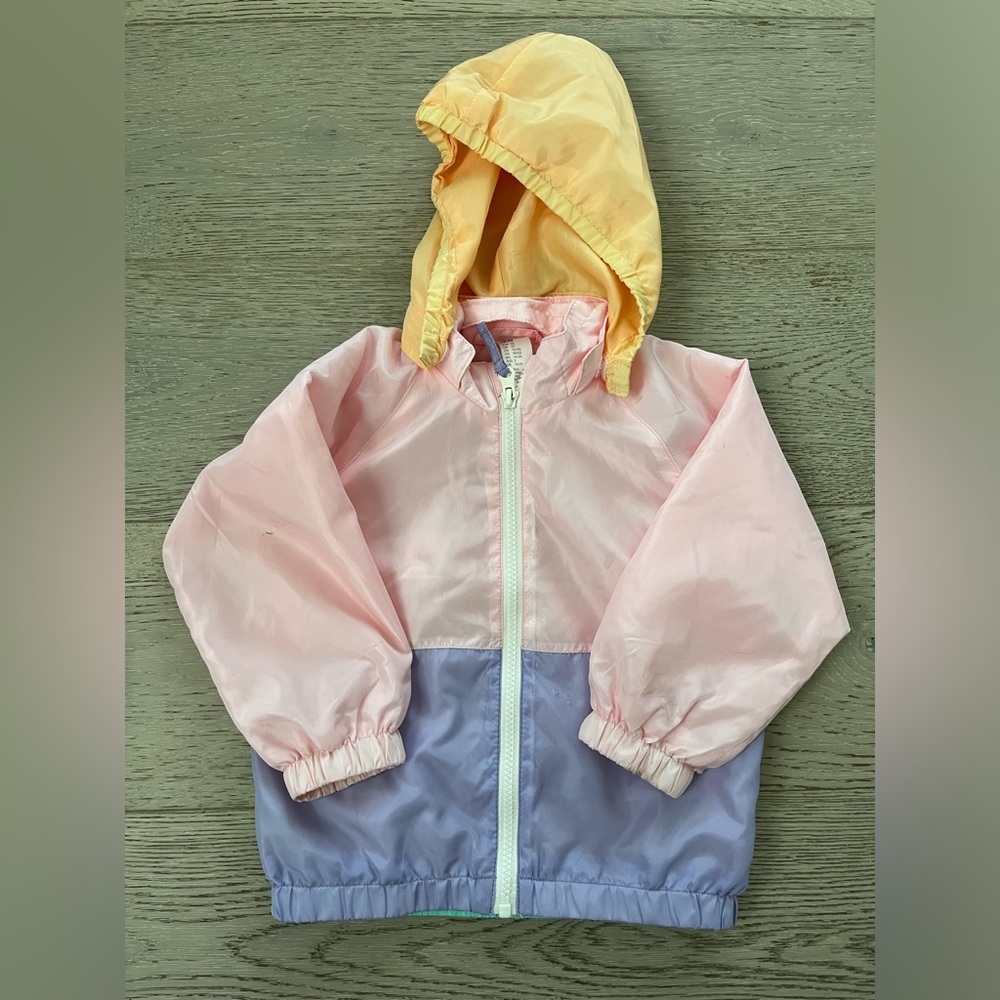 5/$25 🌺 🌴 ❤️ H&M color block Windbreaker